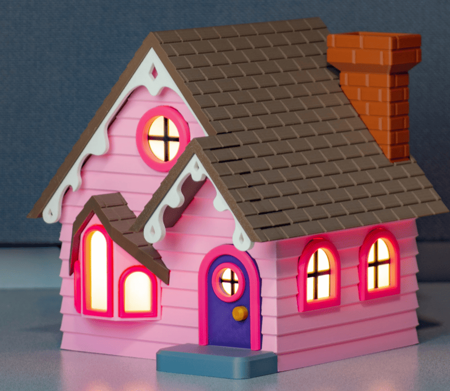 3d printed gifts_1_cottage lamp